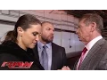 Mr McMahon expresses his disappointment in Triple H and Stephanie Raw November 24 2014