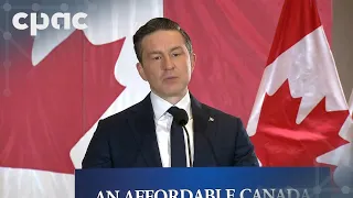 Conservative Leader Pierre Poilievre Holds A News Conference In Calgary November 12 2025 