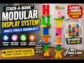 How to Use the Stack-A-Name Modular System Stacking Letters Numbers