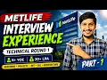 MetLife Interview Experience Senior NET Full Stack Developer Technical Round 1 5 YOE