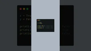 Python - Logical Operators