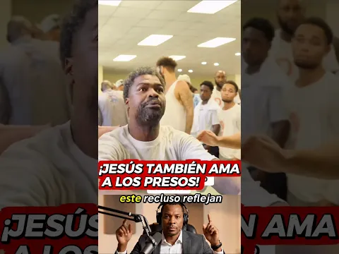 😭🙏 Recluso rompe en llanto durante su bautismo y entrega su vida a Cristo. #Jesucristo #Bautismo