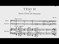 Johannes Brahms – Piano Trio No. 3 op. 101(1886)(with full score)