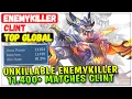 Download Lagu Unkillable Enemykiller 11.400+ Matches Clint [ Top Global Clint ] Chloe. - Mobile Legends Build