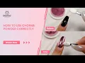 Chrome Mirror Powder Nail Application Step-by-step Tutorial Beetles Gel Polish