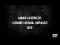 MINNI MARANJU - Lyrics - SA -EFY - AZWIN (GATE EP)