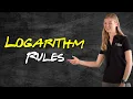 The 4 most important Logarithms rules