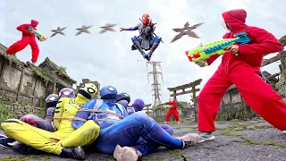 Spider-Man Became NINJA WARRIOR and Save 8 Bros SuperHeroes ( Rescue Action POV )