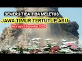 MENCEKAM! Gunung Semeru Erupsi Lagi 9/12/2025, Awan Abu Pekat dan Guguran Lava Terpantau