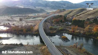 The CBS 2 Drone over Idaho Mountains and Rivers