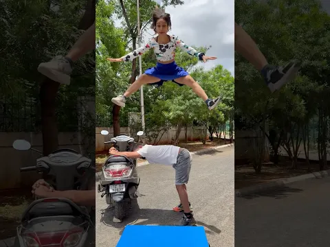 Next level jump #action #stunt #gymnast #viralvideo #viralshorts #ytshorts #flexibility #highjump