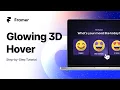 3D Card Hover with Cursor Light on Framer