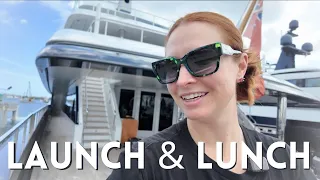 Dry Dock Launching & Crew lunch – life as a Super Yacht Chef