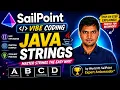 2 SailPoint Development - Java Strings