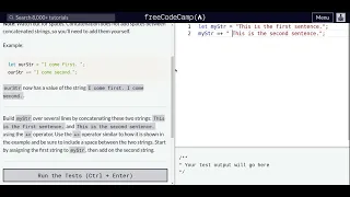 Lesson 29 Basic JavaScript Concatenating Strings with the Plus Equals Operator