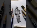 How to draw cholo pants chicano Outfit drawing using Graphite pencils