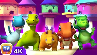 Finger Family Dinosaurs | Baby Songs & Dinosaur Rhymes for Kids | ChuChuTV #ChuChuTV100M