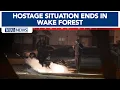 DRAMATIC Wake Forest police use flash grenade during hostage situation