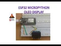 ESP32 MicroPython OLED Display