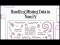 Handling Missing Data in NumPy