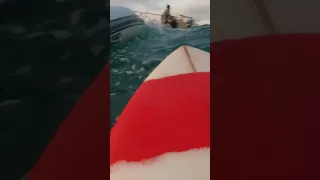 We flipped our dinghy in the surf! 😬#sailing #family #surf #shorts