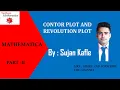 CONTOUR PLOT AND REVOLUTION PLOT - MATHEMATICA SUJAN KAFLE