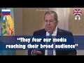 Information World War: Lavrov on EU Accusations and Media Suppression | RU-EN