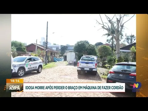 Idosa morre em acidente com máquina de fazer cordão em Chapecó