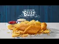 Dive into Long John Silver s 6 Fish Basket with Crispy Waffle Fries