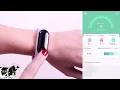 Reloj de pulsera de actividad lila