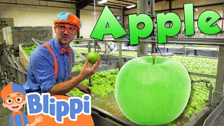 Learning Healthy Eating For Kids With Blippi At The Apple Factory Educational s For Toddlers