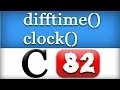 difftime and clock Functions in C Programming Language Tutorial
