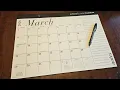 Desk Calendar 2026-2027 Desk Pad Calendar 17 x12 from Now to June 2027 Desk Blotter Calendar with