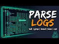 Linux Mini Course Parse Logs with tail grep head less cat