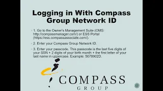 How to Access Compass Group s Pay Stubs W2s Online