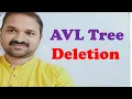 AVL Tree Node Deletion in Data structures with Example