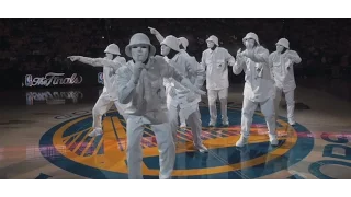 jabbawockeez at nba finals 2016
