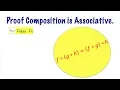 Composition of Functions Composition IS Associative With Proof