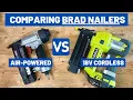 18-Gauge Brad Nailer Shootout - Porter-Cable Air vs Ryobi 18V Consistency Reliability Issues