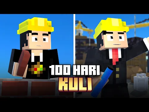 Video Thumbnail: 100 Hari Kuli di Minecraft