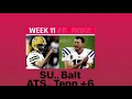 NFL Week 11 picks straight up against the spread and teaser plays