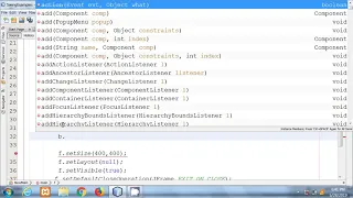 Java swing in Hindi JLabel With ActionListener Part 1