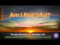 Lesson 10 Peace Inside and Out