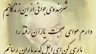 از زندگانیم گله دارد جوانیم حاج سعید ترکاشوند  از زندگانیم گله دارد جوانیم حاج سعید ترکاشوند