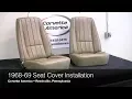 1968-1969 C3 Corvette Seat Cover Installation by Corvette America