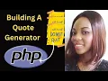 How To Build A Quote Generator Project For Beginners