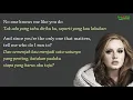 Adele - All I Ask - Lirik dan Terjemahan