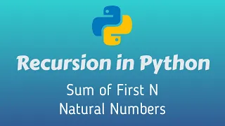 Recursion Examples PT-2 Sum of First N Natural Numbers Class 12 Computer Science