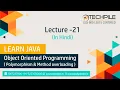 Object oriented programming Polymorphism - Method overloading in java Polymorphism in java