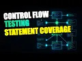 Statement Coverage Control Flow Testing Whitebox Technique with Examples